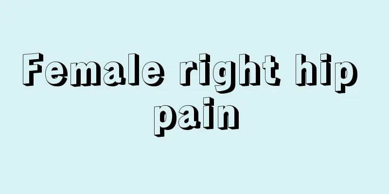 Female right hip pain