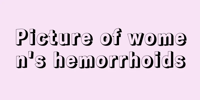 Picture of women's hemorrhoids