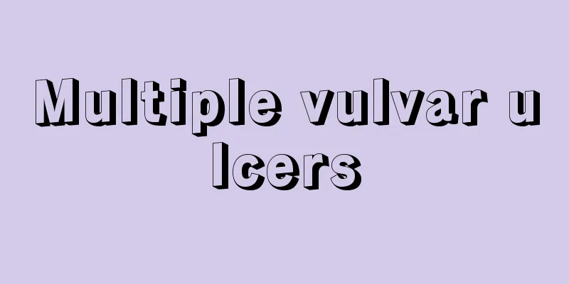 Multiple vulvar ulcers