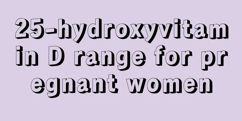25-hydroxyvitamin D range for pregnant women