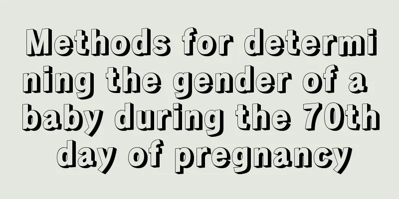 Methods for determining the gender of a baby during the 70th day of pregnancy