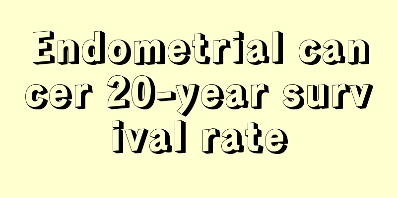 Endometrial cancer 20-year survival rate