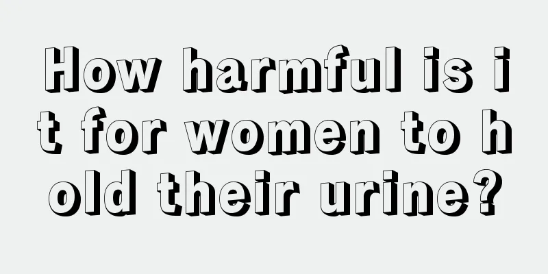 How harmful is it for women to hold their urine?