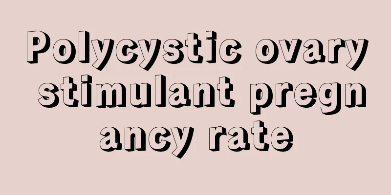 Polycystic ovary stimulant pregnancy rate