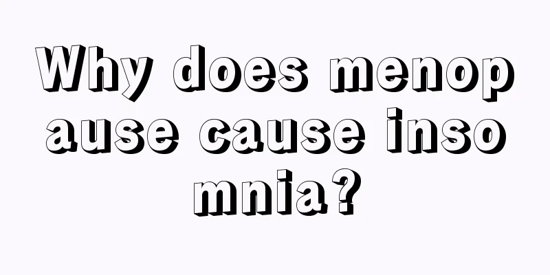 Why does menopause cause insomnia?