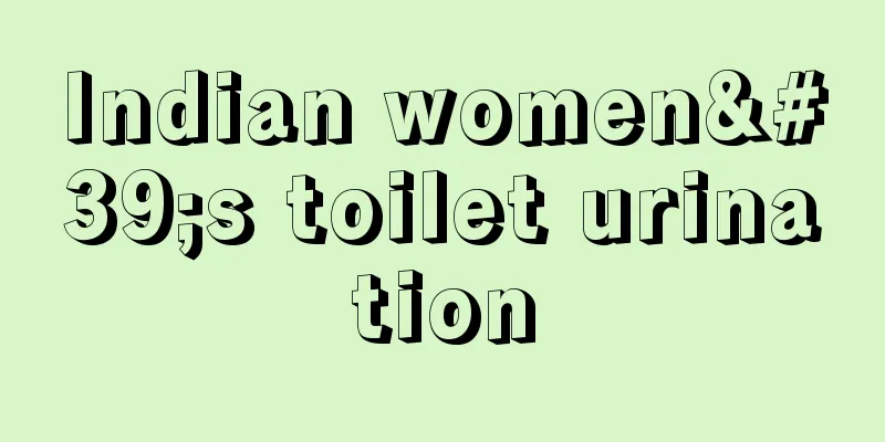 Indian women's toilet urination