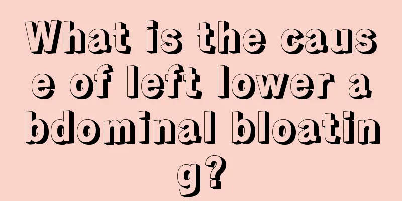 What is the cause of left lower abdominal bloating?