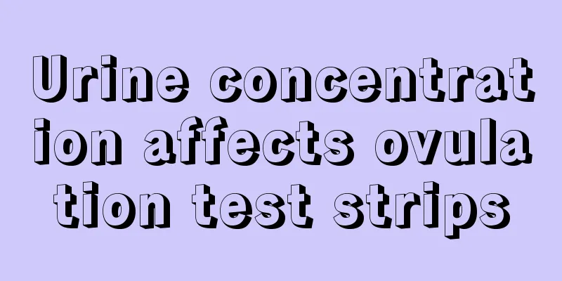 Urine concentration affects ovulation test strips