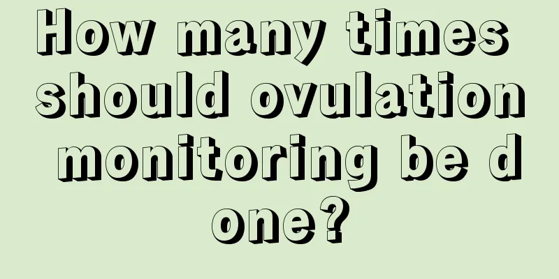 How many times should ovulation monitoring be done?