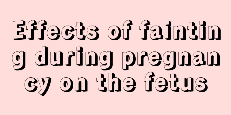 Effects of fainting during pregnancy on the fetus