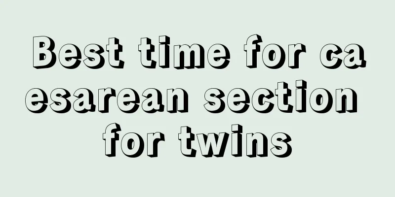 Best time for caesarean section for twins