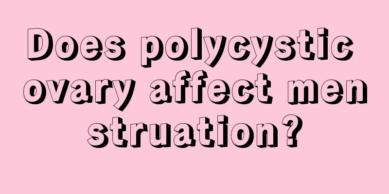 Does polycystic ovary affect menstruation?
