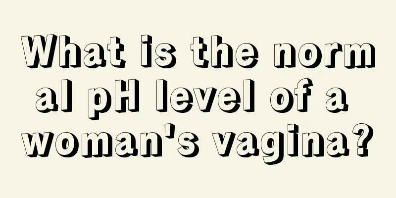 What is the normal pH level of a woman's vagina?