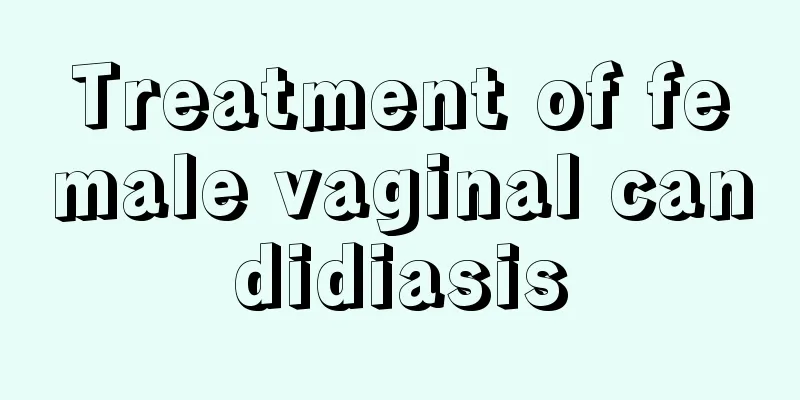 Treatment of female vaginal candidiasis