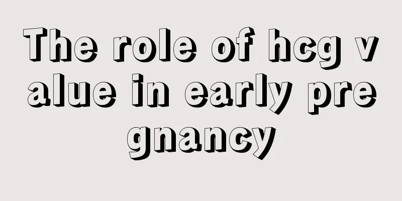 The role of hcg value in early pregnancy