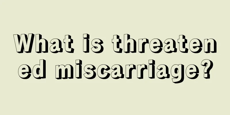 What is threatened miscarriage?