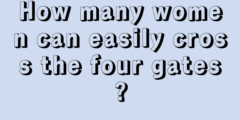 How many women can easily cross the four gates?