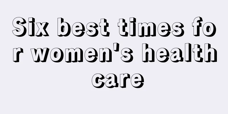 Six best times for women's health care