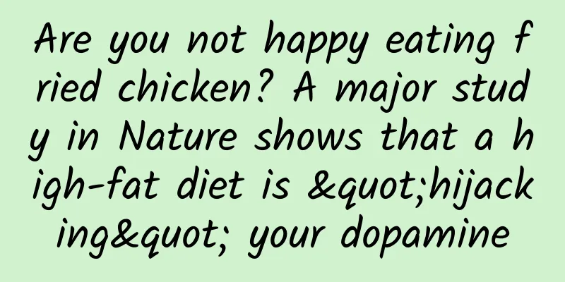 Are you not happy eating fried chicken? A major study in Nature shows that a high-fat diet is "hijacking" your dopamine
