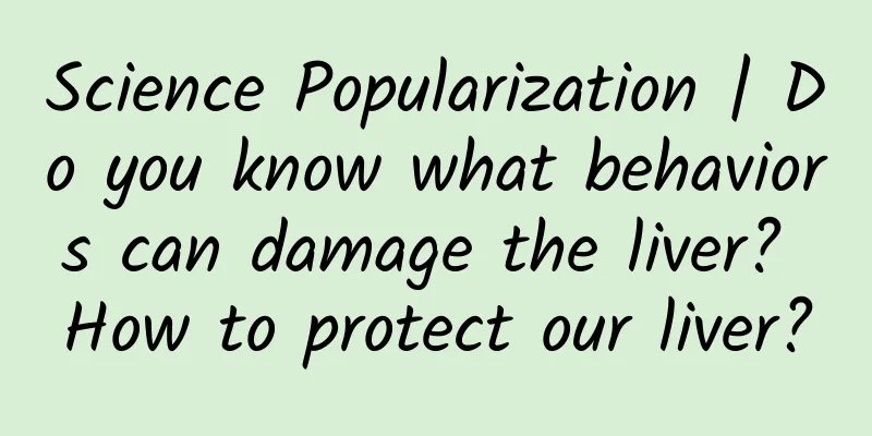 Science Popularization | Do you know what behaviors can damage the liver? How to protect our liver?