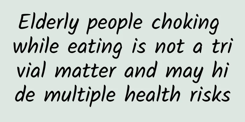 Elderly people choking while eating is not a trivial matter and may hide multiple health risks