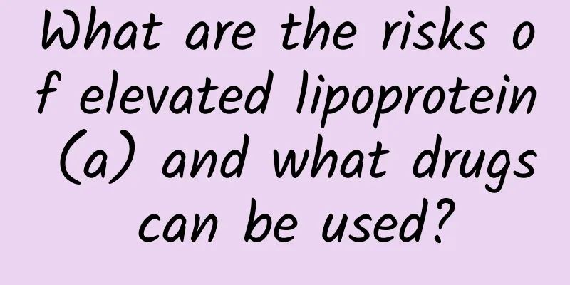 What are the risks of elevated lipoprotein (a) and what drugs can be used?
