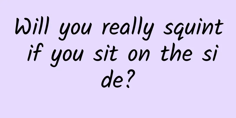 Will you really squint if you sit on the side?