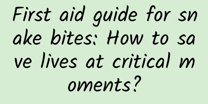 First aid guide for snake bites: How to save lives at critical moments?
