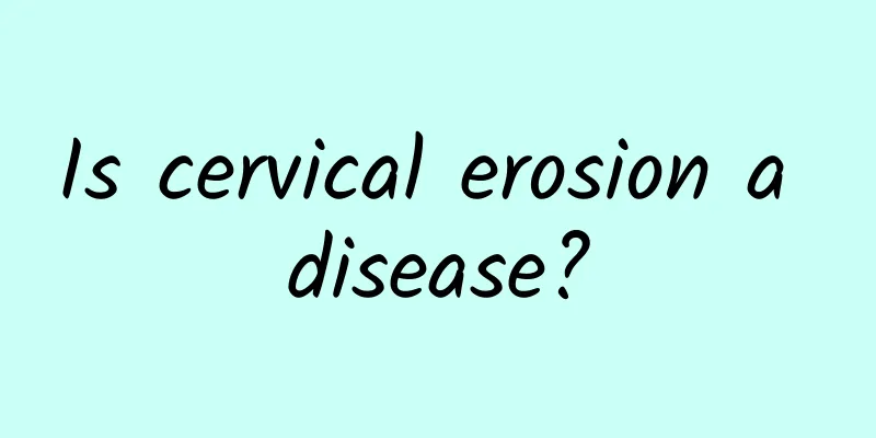 Is cervical erosion a disease?