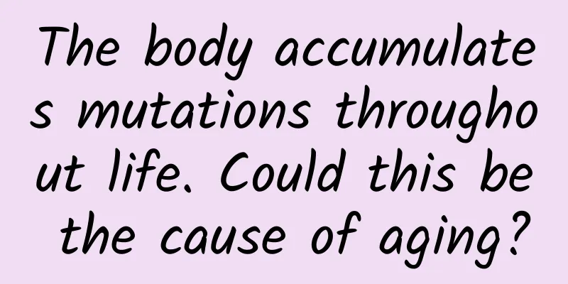 The body accumulates mutations throughout life. Could this be the cause of aging?