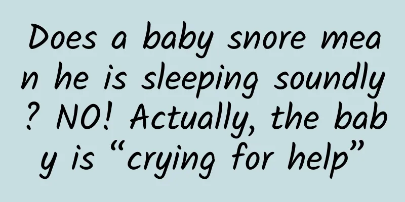 Does a baby snore mean he is sleeping soundly? NO! Actually, the baby is “crying for help”