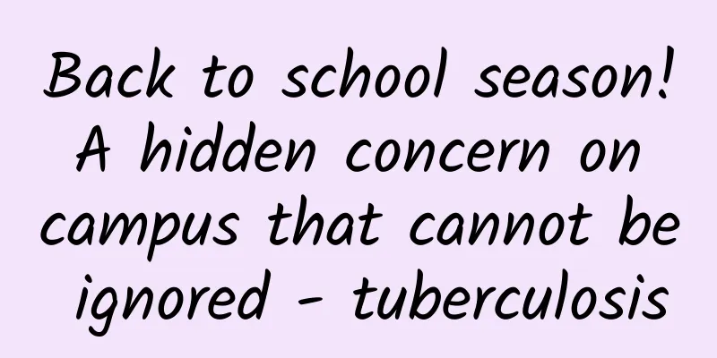Back to school season! A hidden concern on campus that cannot be ignored - tuberculosis