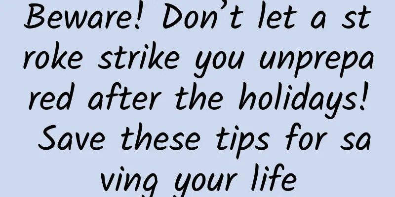 Beware! Don’t let a stroke strike you unprepared after the holidays! Save these tips for saving your life