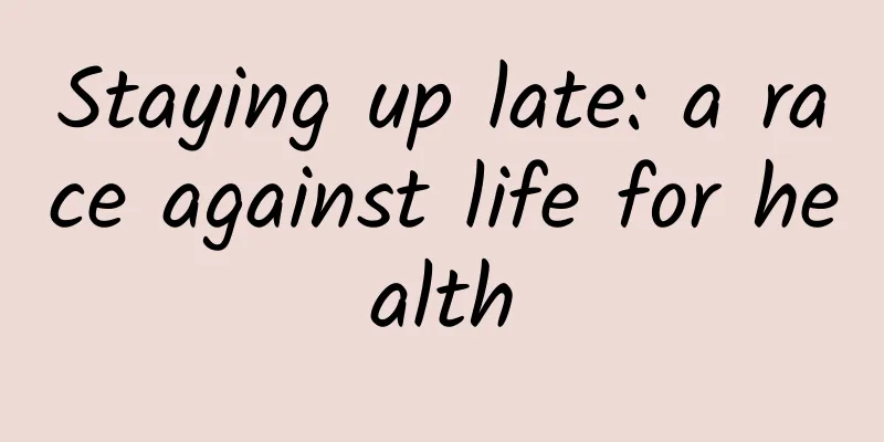 Staying up late: a race against life for health