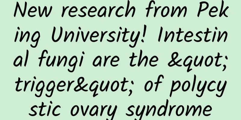 New research from Peking University! Intestinal fungi are the "trigger" of polycystic ovary syndrome