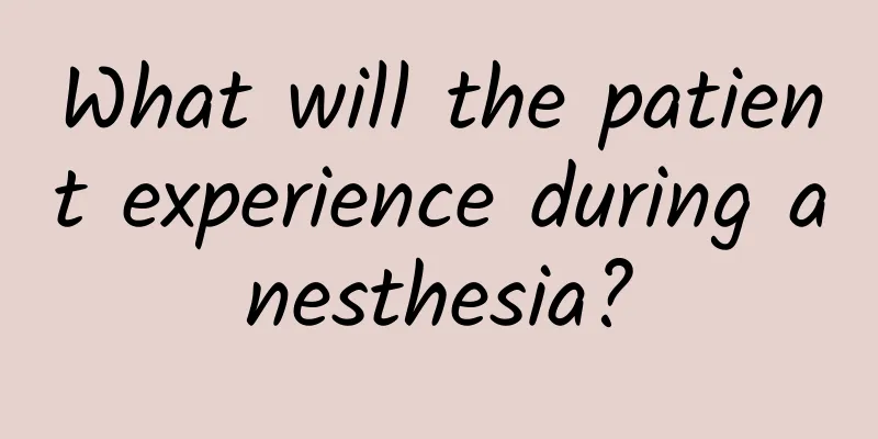 What will the patient experience during anesthesia?