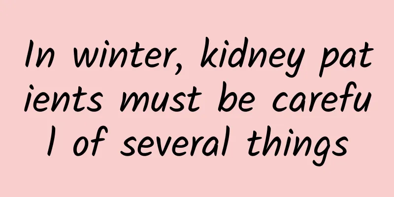 In winter, kidney patients must be careful of several things