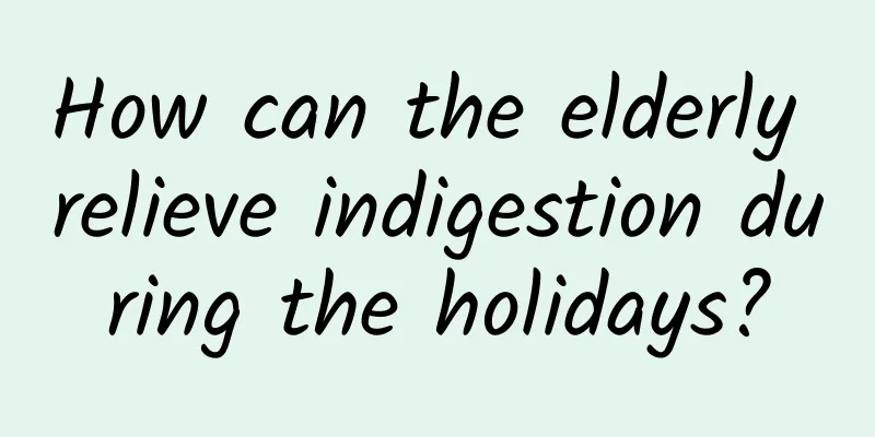 How can the elderly relieve indigestion during the holidays?