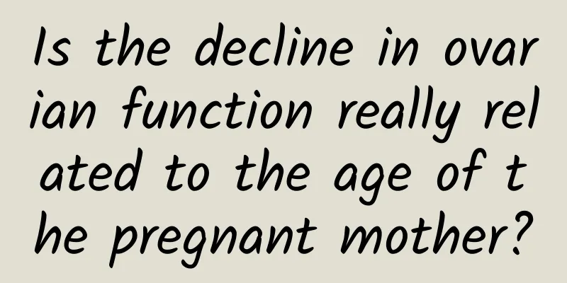 Is the decline in ovarian function really related to the age of the pregnant mother?