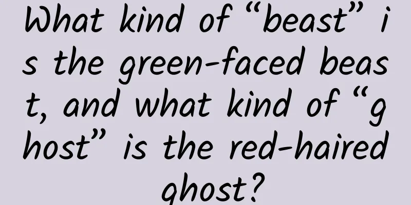 What kind of “beast” is the green-faced beast, and what kind of “ghost” is the red-haired ghost?