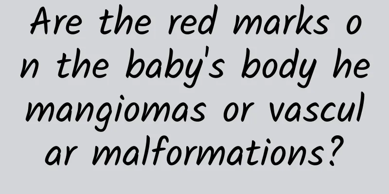 Are the red marks on the baby's body hemangiomas or vascular malformations?