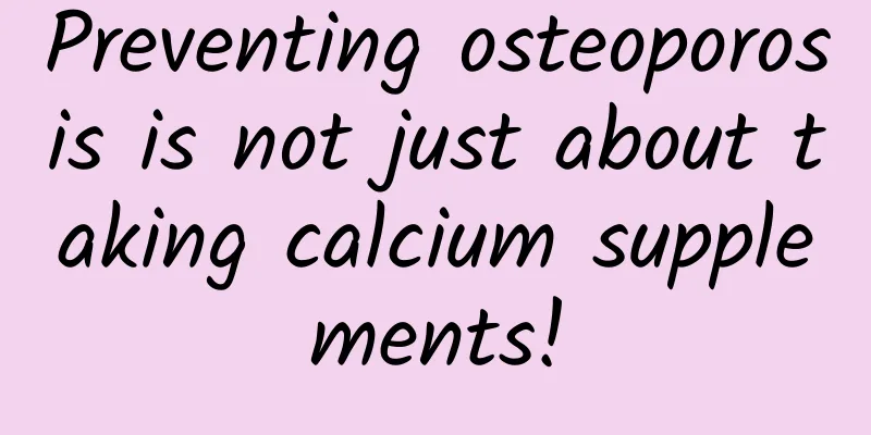 Preventing osteoporosis is not just about taking calcium supplements!