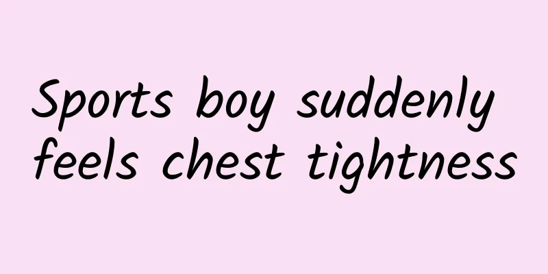 Sports boy suddenly feels chest tightness