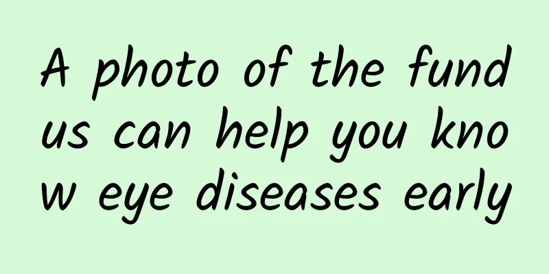 A photo of the fundus can help you know eye diseases early
