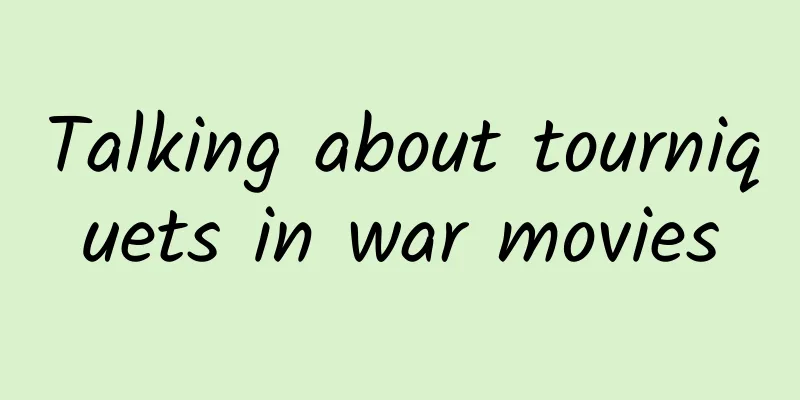 Talking about tourniquets in war movies