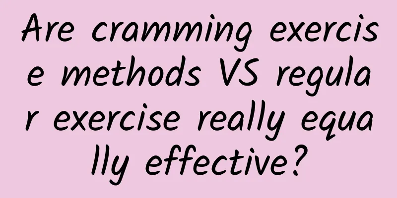 Are cramming exercise methods VS regular exercise really equally effective?