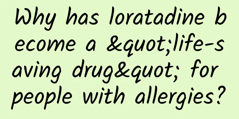 Why has loratadine become a "life-saving drug" for people with allergies?
