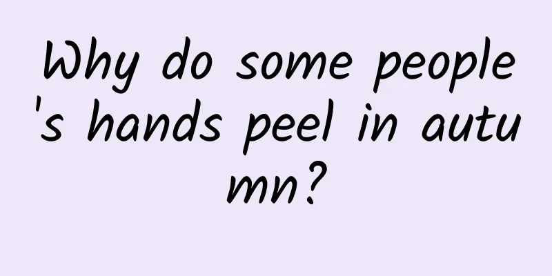 Why do some people's hands peel in autumn?