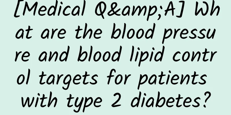 [Medical Q&A] What are the blood pressure and blood lipid control targets for patients with type 2 diabetes?