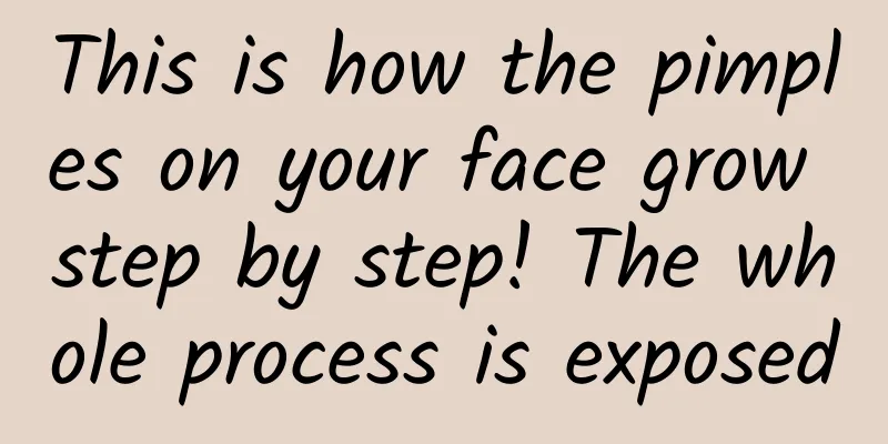 This is how the pimples on your face grow step by step! The whole process is exposed